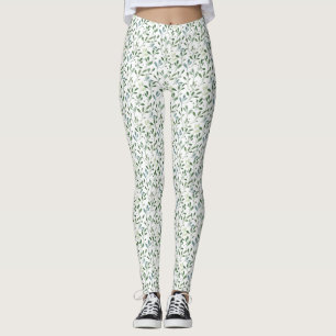 Legging Folhas verdes