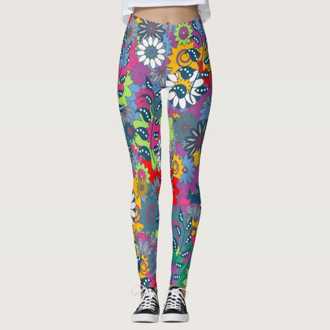 Legging Folk Floral (Frente)