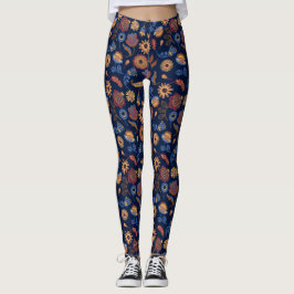 Legging Folk Rustic Floral