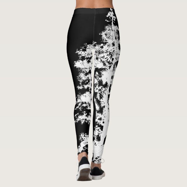 Legging Forest Stag Deer Animal Nature Costas (Verso)