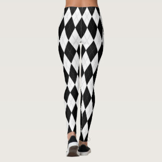 Legging Forma pequena branca do diamante de Argyle do