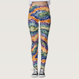 Legging Formação Geológica de Rock e Padrão de Strata