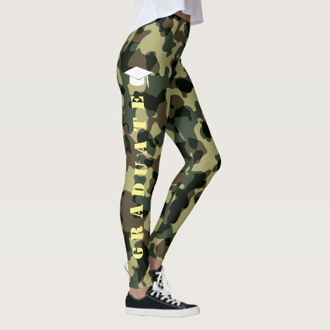 Legging Formando Militar de Design da Camouflage legal ROT (Direita)