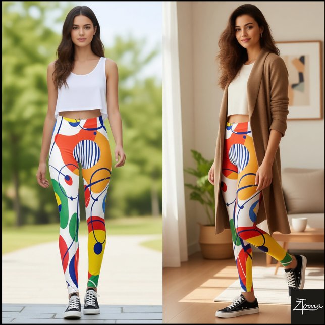 Legging Formas Cinéticas (Criador carregado)