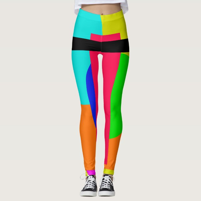 Legging Formas coloridas (Frente)