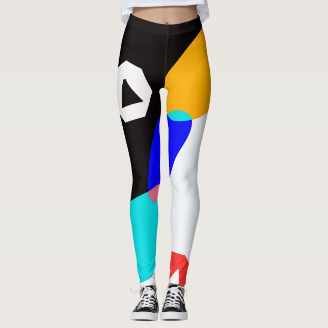 Legging Formas coloridas (Frente)