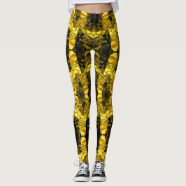 Legging Formas ditas e profundidade escura.