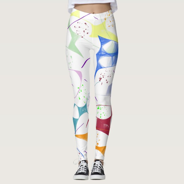 Legging Formas Divertidas E Salpicos (Frente)