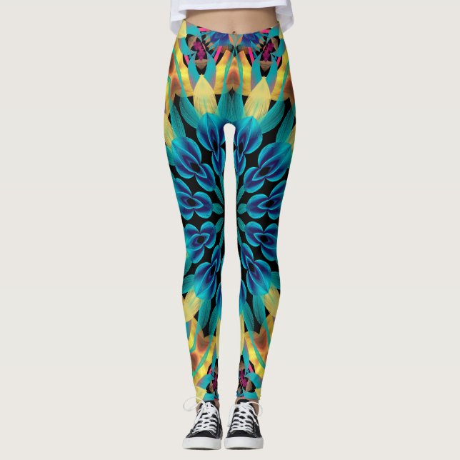 Legging Formas Geométricas Coloridas Mandala (Frente)