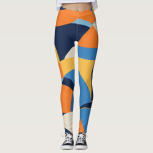 Legging formas geométricas de abstrato