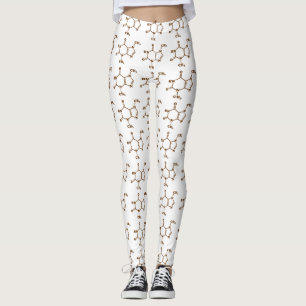 Legging Fórmula química molecular do Theobromine do