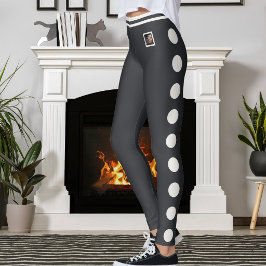 Legging Foto de animal de estimação personalizada com padr