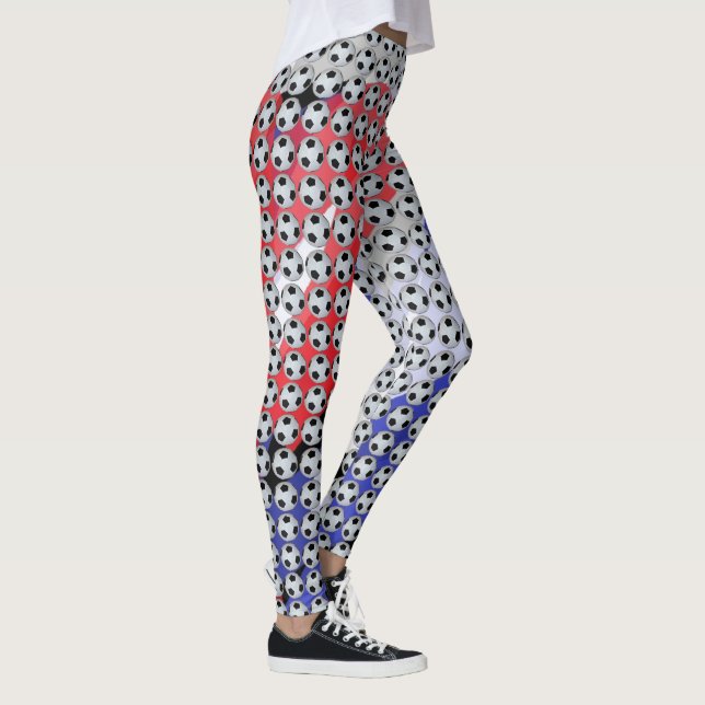 Legging Foto de Bola de Futebol (Direita)