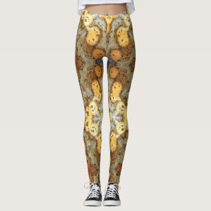 Legging Foto do Rico Natural Leopard Skin Rock