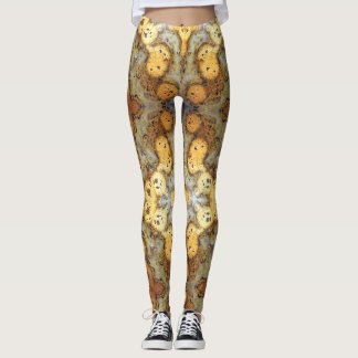 Legging Foto do Rico Natural Leopard Skin Rock