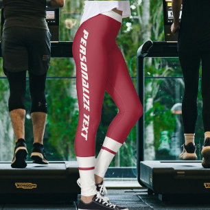 Legging Foto Personalizada de Animal com Listras Neutras e