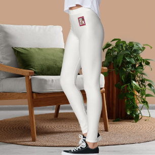 Legging Foto Personalizada de Gato Mãe Neutro Marrom Escur