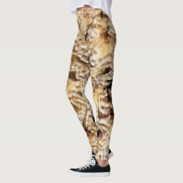 Legging Fotografia da pena da coruja