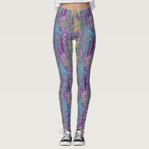 Legging fractais abstratos