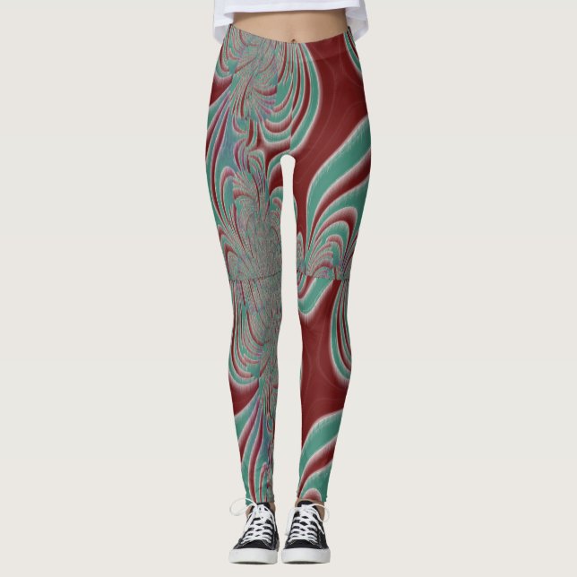 Legging Fractais Ventosos (Frente)