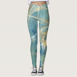 Legging Fractal Abstrato 3D Whper