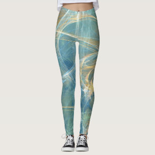 Legging Fractal Abstrato 3D Whper