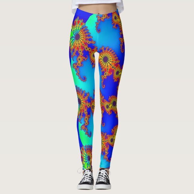 Legging Fractal Colorido 120717 (Frente)