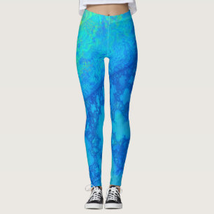 Legging Fractal das medusa 3D do Europa