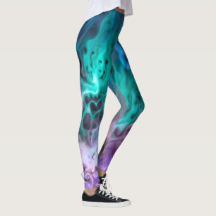 Legging Fractal de apófise abstrato I + suas ideias