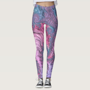 Legging Fractal de Pastel
