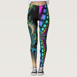Legging Fractal fraturado impressionante
