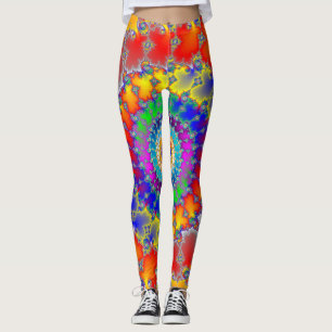 Legging Fractal Psicedélico