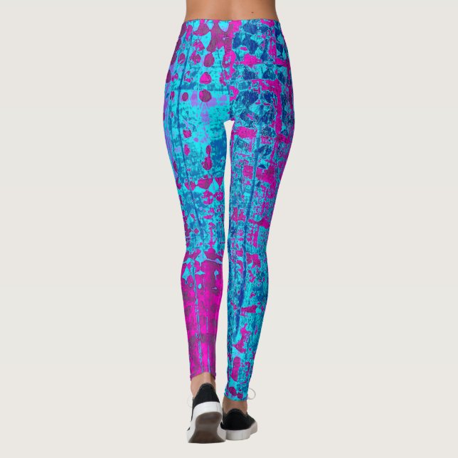 Legging Framboesa Azul (Verso)