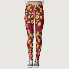Legging Framboesa Com Framboesa