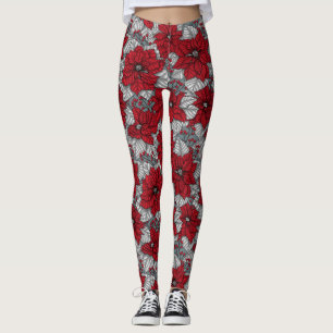 Legging Framboesas, design de Natal