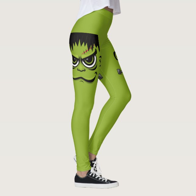 Legging Frankenstein Halloween Face (Direita)