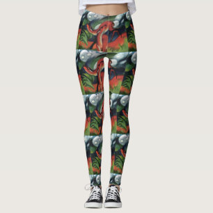 Legging Franz Marc Red Deer Famous Painting Women's