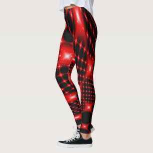 Legging Frasco brilhante vermelho