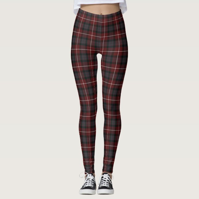 Legging Fraser Red Mute Tartan (Frente)