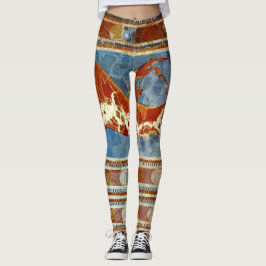 Legging Fresco antigo de Minoan Crete