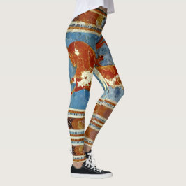 Legging Fresco antigo de Minoan Crete