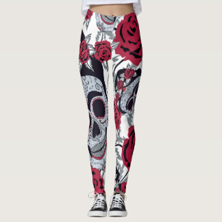 Legging Frida Kahlo and roses