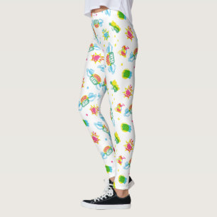 Legging FRIENDS™ Padrão Neon Central Perk