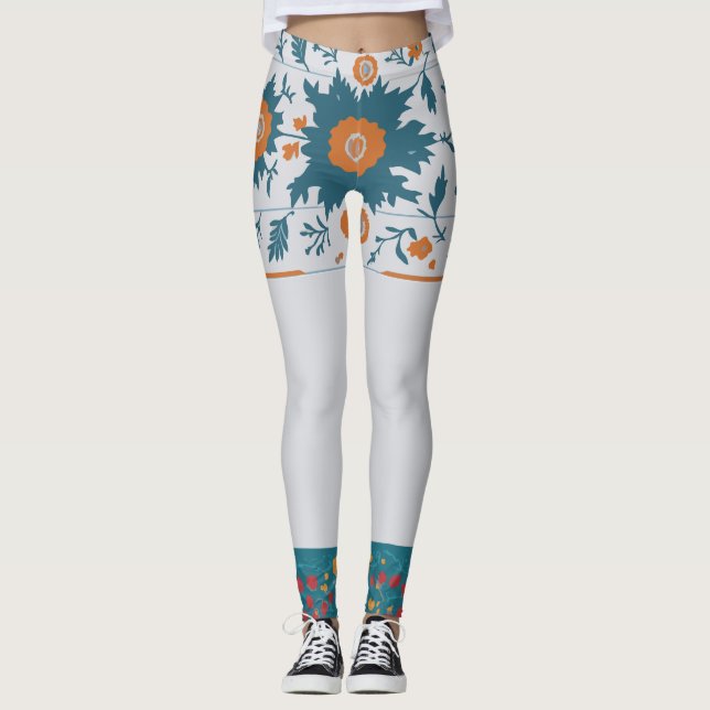 Legging Fronteira Floral (Frente)