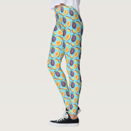 Legging Fruta de ameixa