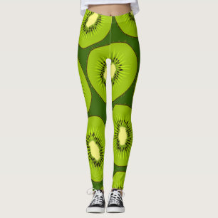 Legging Fruta de Kiwi: verde escuro.