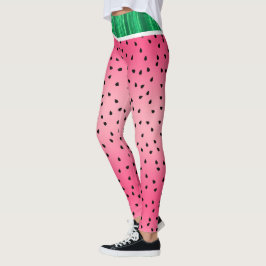 Legging Fruta de Verão de Melancia