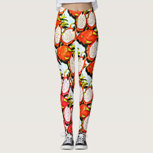 Legging fruta do dragão tropical