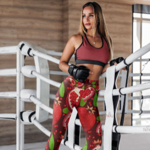 Legging Fruta Romã Padrão   Leguminosas