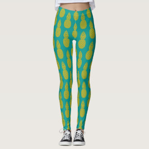 Legging Fruta tropical do abacaxi